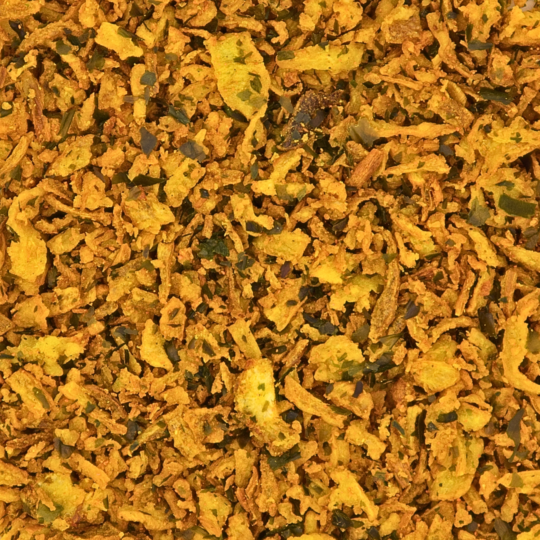Oignons frits bio aux algues - saveur curry