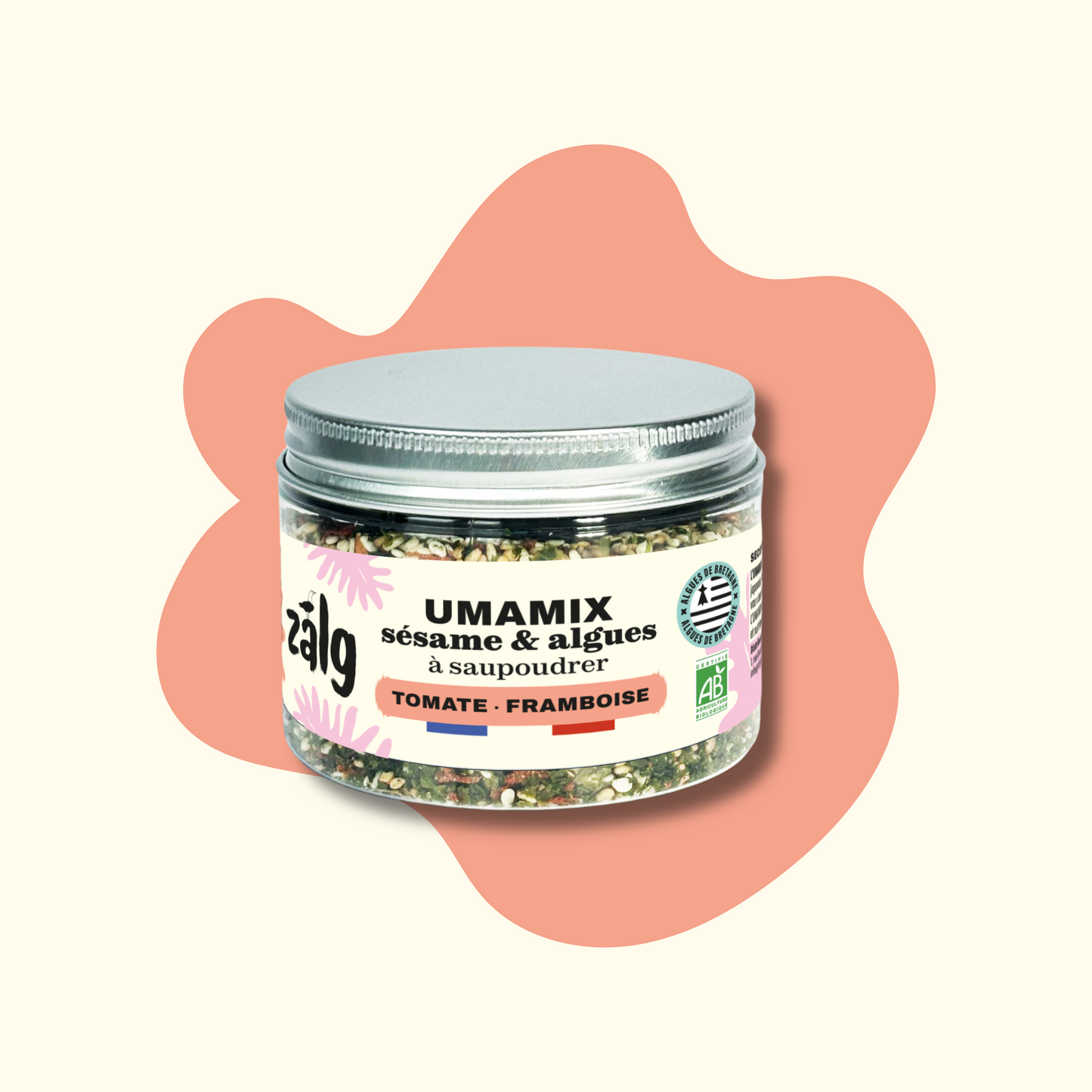 UMAMIX : sésame & algues à saupoudrer - Tomate & Framboise