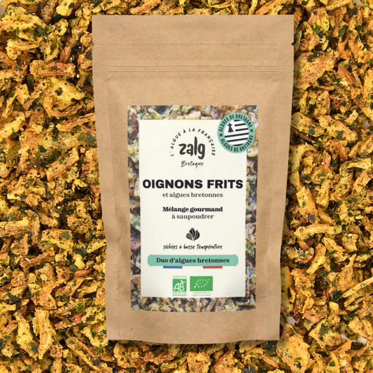 Oignons frits bio aux algues - Duo d'algues bretonnes