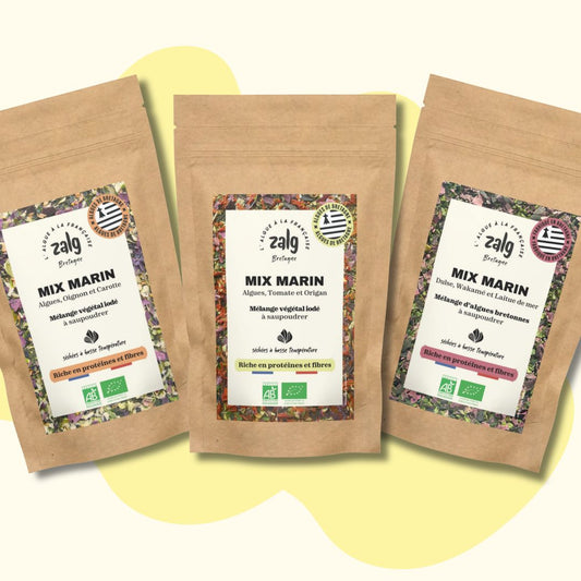 Pack 3 Mix marin - mélanges algues et légumes