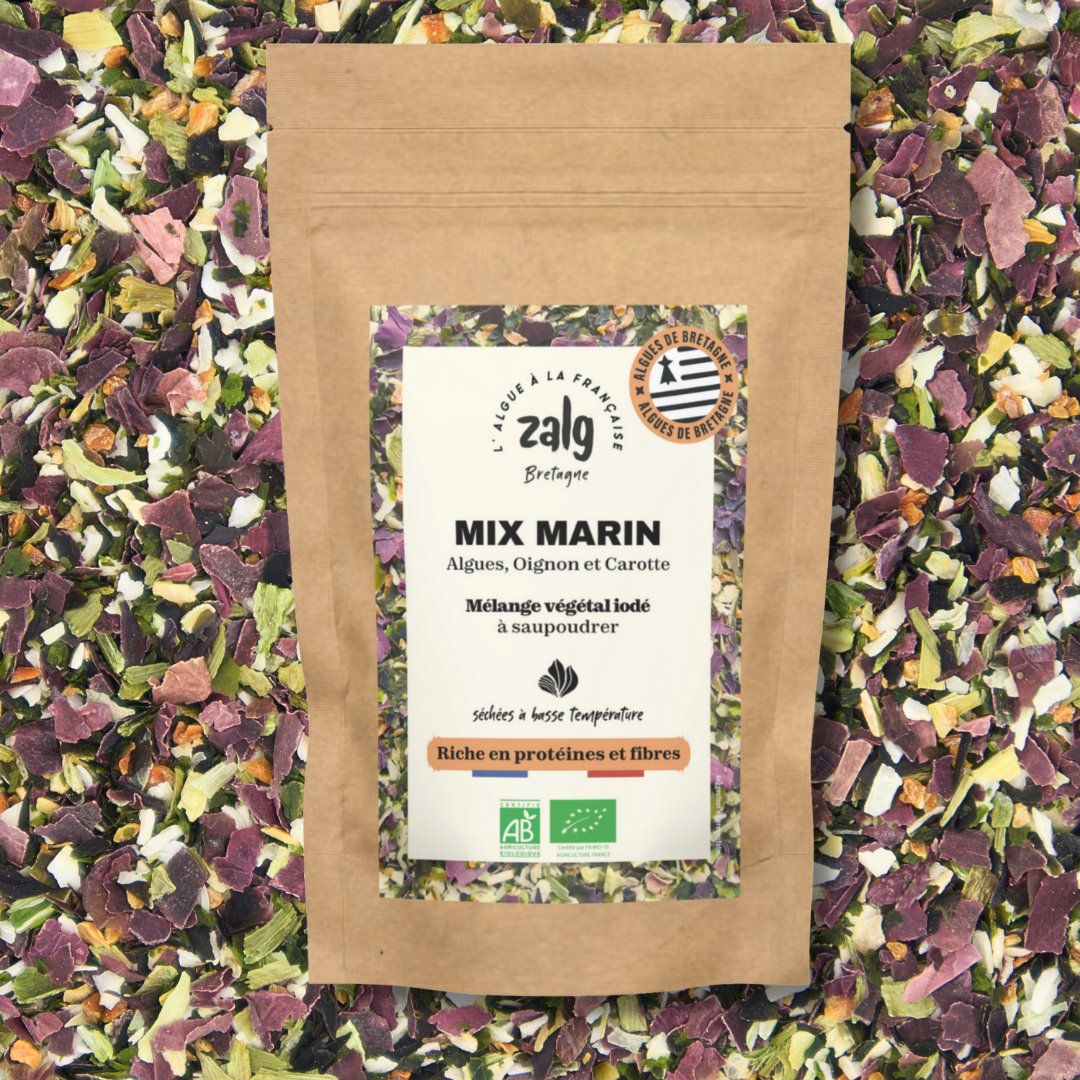 Organic Breton seaweed - Marine mix (Wakame, Sea Lettuce, Dulse)