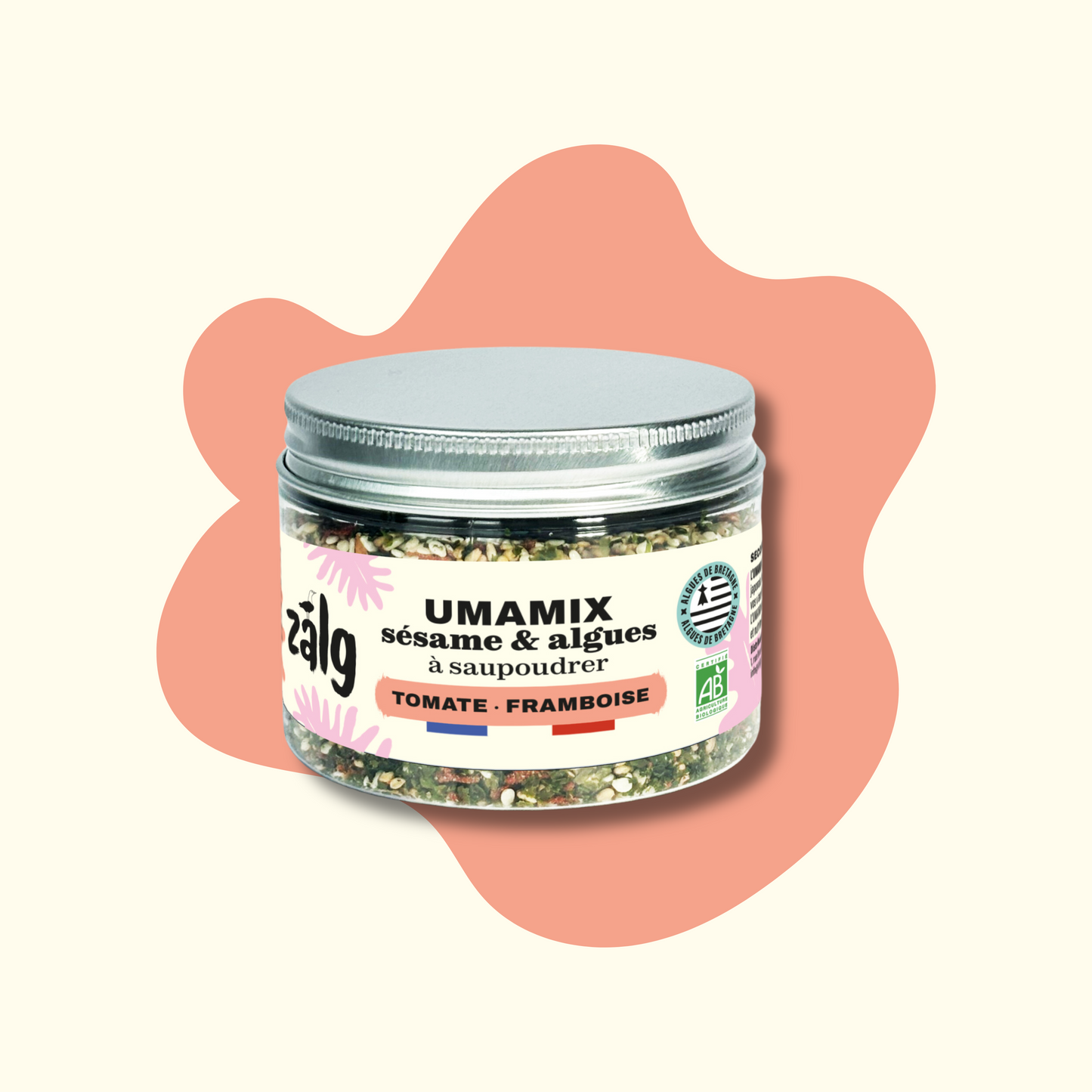 UMAMIX: sesame & seaweed to sprinkle - Tomato & Raspberry (50g)